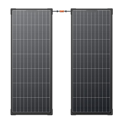 Жесткая солнечная панель EcoFlow 130 Вт RVMax, комплект из 2 шт. 